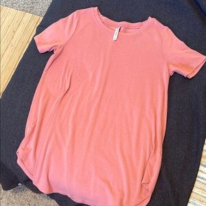 Zenana Outfitters Pink Relaxed Short Sleeve T-Shirt